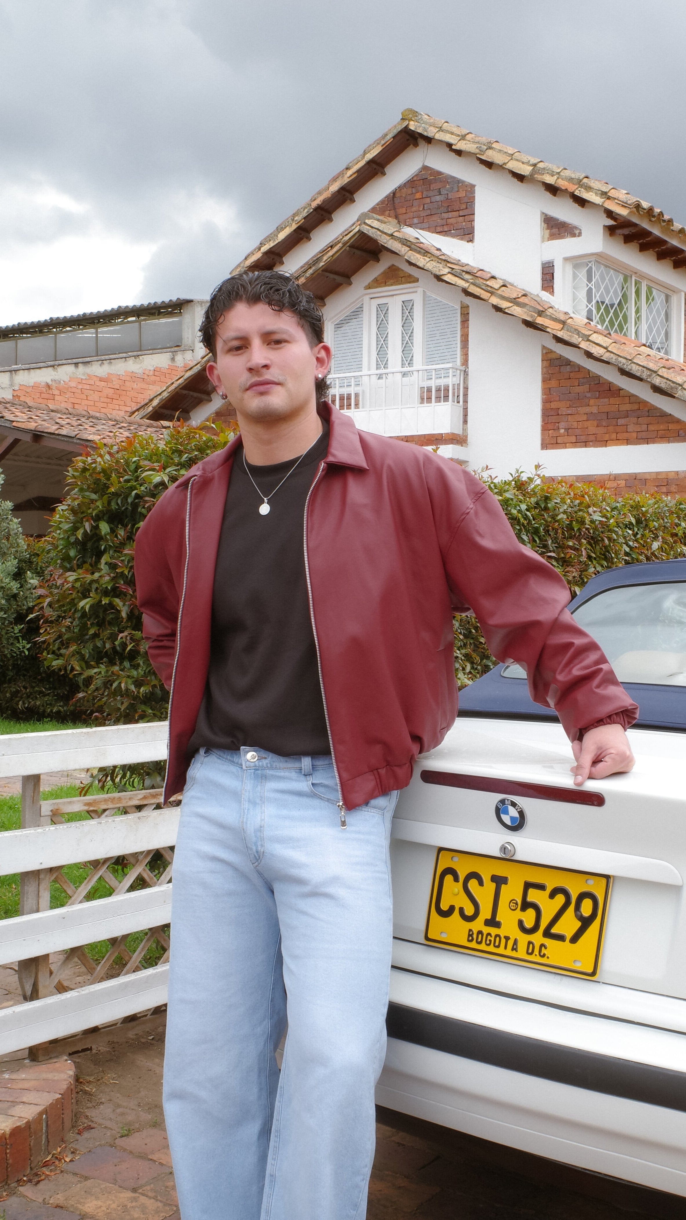 OPAL LEATHER JACKET BURGUNDY