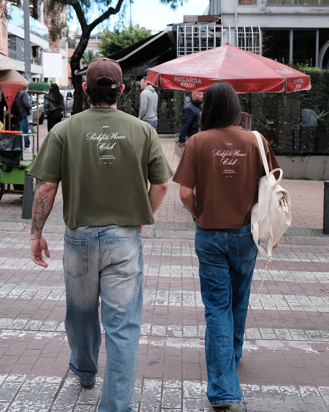 CAMISETA BASICA CAFE