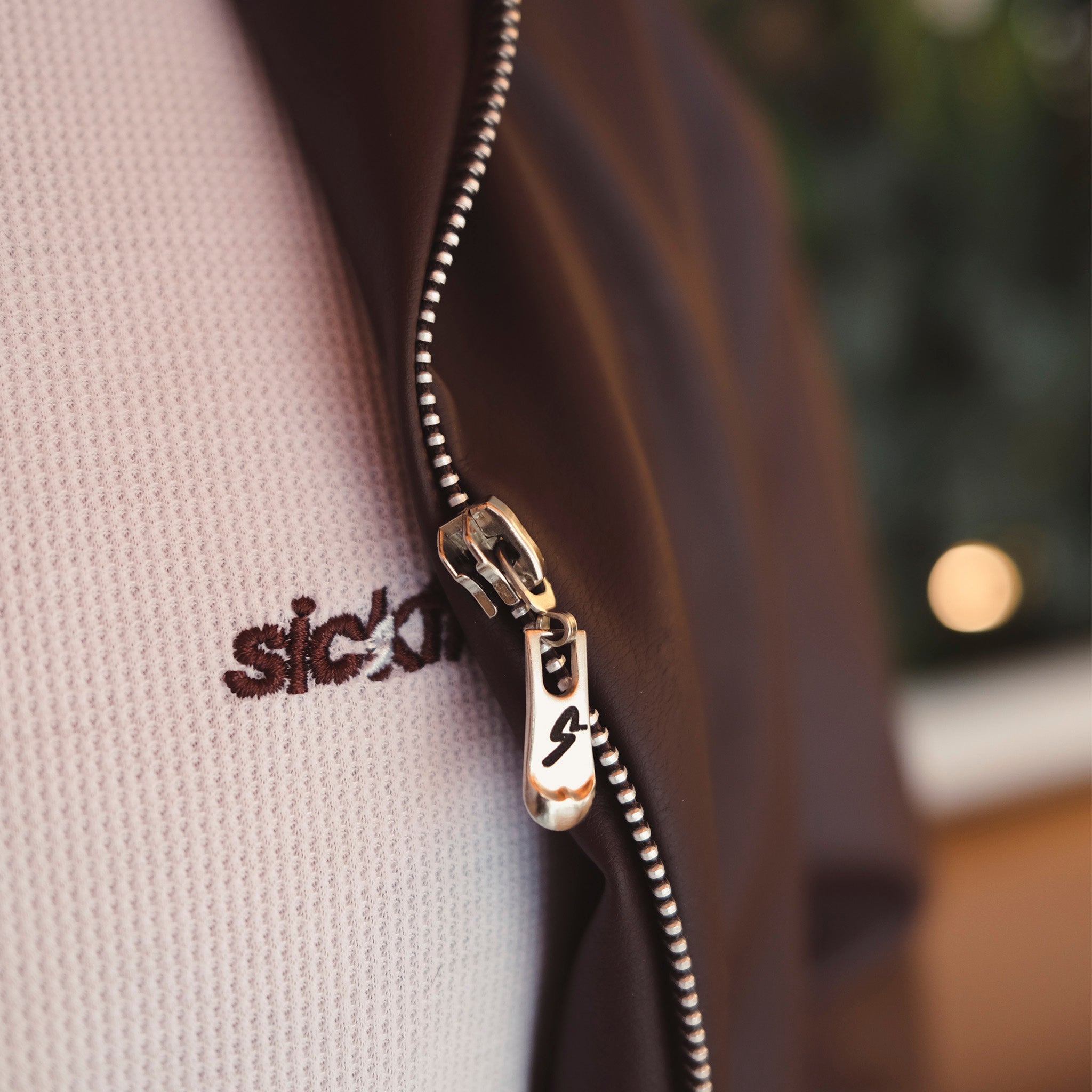 OPAL LEATHER JACKET MOCA